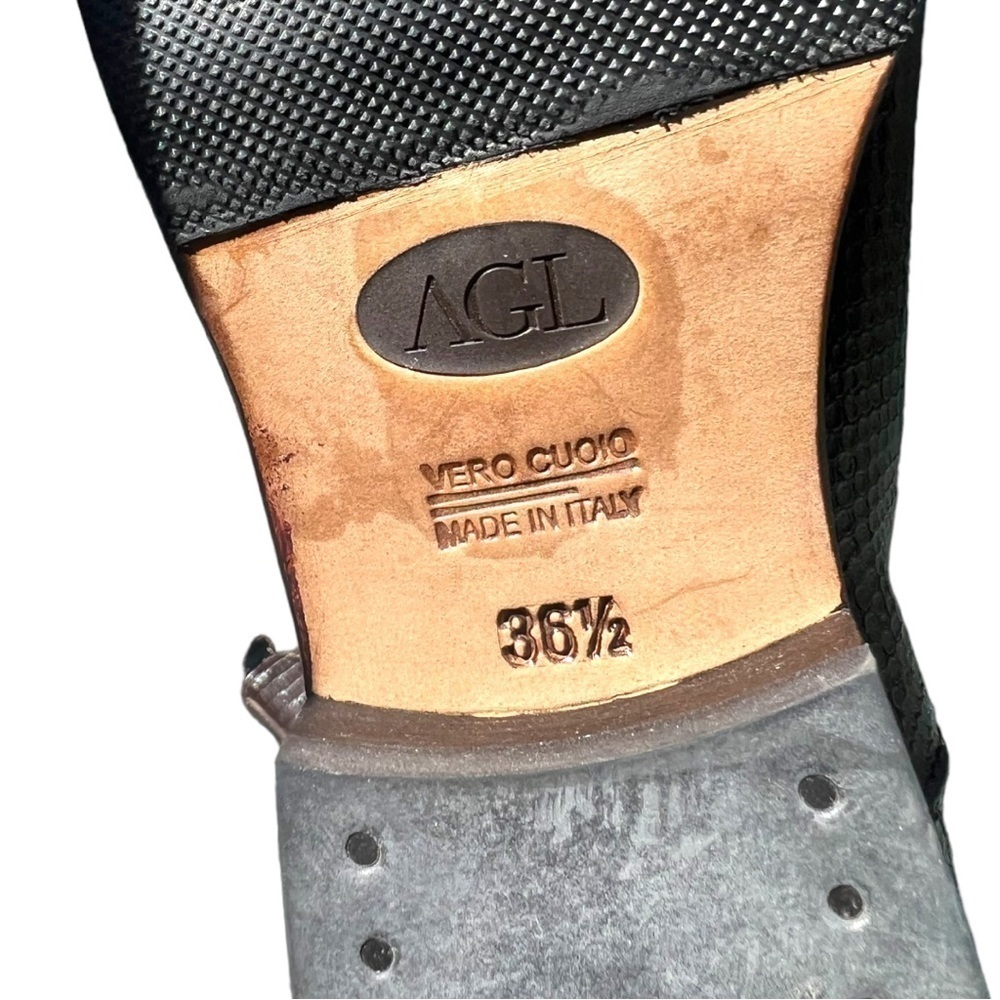 ▶️ Attilio Giusti Leombruni ◀️ AGL Italian Leather Boots - Picture 9 of 14